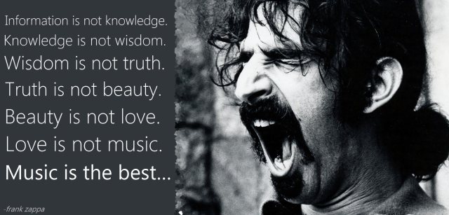 {ïntegridad} according to Frank Zappa